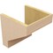 Ekena Millwork 12"W x 12"D x 12"H Wide Clemmons Rough Cedar Woodgrain TimberThane Corbel, Primed Tan CORUR12X12X12CLERCPR - alternate 4